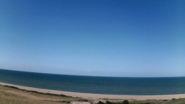 Looking north out to sea